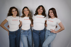 Yes, You're Hot Cap Sleeve Baby Tee - Sold Out / Pre Order